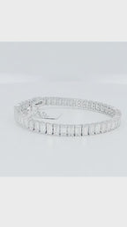 14K White Gold Lab Diamond Tennis Bracelet – 15.36ctw - 8816