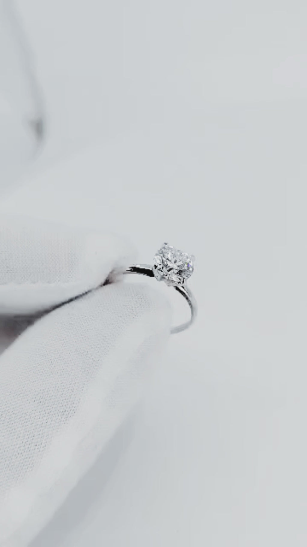 14K White Gold Lab Diamond Ring – 1.50ctw - 7717