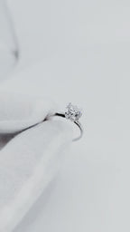 14K White Gold Lab Diamond Ring – 1.50ctw - 7717