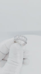 14K White Gold Lab Diamond Ring – 2.12ctw - 7722