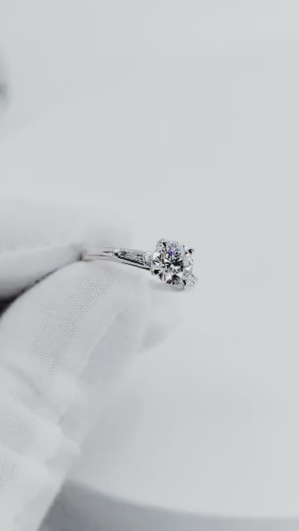 Platinum Lab Diamond Ring – 1.40ctw - 7718