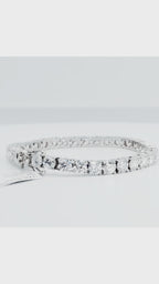 14K White Gold Lab Diamond Tennis Bracelet – 17.00ctw - 8818